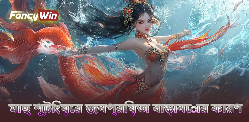 রঙিন মাছ, জলপ্রবাহ ও জলজ চরিত্রের আরেকটি ধারণামূলক দৃশ্য